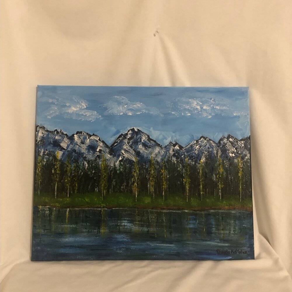Aspen Tree and Mountain Landscape - Picture 3 of 8